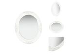 Vidaxl Specchio Da Parete In Stile Barocco 50X60 Cm Bianco - Specchio