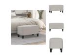 Vidaxl Panca Grigio Chiaro 70X35X41 Cm In Tessuto Microfibra - Panche