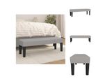 Vidaxl Panca Grigio Chiaro 100X30X30 Cm In Tessuto - Panche