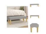 Vidaxl Panca Grigio Chiaro 100X30X30 Cm In Tessuto - Panche