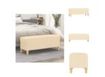 Panca Vidaxl Crema 100X35X41 Cm In Tessuto - Panche