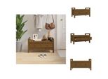 Vidaxl Panca Da Corridoio Marrone Miele 80X40X43 Cm In Legno Di Pino Massiccio - Panche Da Corridoio E Cassapanca
