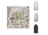 Vidaxl Specchio Da Giardino Sabbia 70X30 Cm In Ferro - Specchio