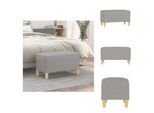 Vidaxl Panca Grigio Chiaro 70X35X41 Cm In Tessuto - Panche