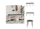 Vidaxl Panca Grigio Scuro 110X40X49 Cm In Tessuto - Panche
