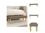 Vidaxl Panca Taupe 100X30X30 Cm In Tessuto - Panche