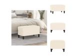 Vidaxl Panca Crema 70X35X41 Cm In Velluto - Panche