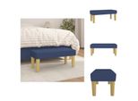 Vidaxl Panca Blu 70X30X30 Cm In Tessuto - Panche