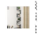 Vidaxl Scaffale Angolare A Muro Grigio Sonoma 20X20X127,5 Cm In Legno - Scaffali A Muro