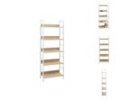 Vidaxl Libreria A 5 Ripiani In Rovere 60X27,6X158,5 Cm In Legno - Librerie E Librerie