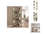 Vidaxl Libreria/Divisorio Sonoma Quercia 80X24X192 Cm Materiale A Base Di Legno - Librerie E Librerie