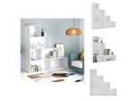 Vidaxl Libreria/Divisorio Bianco 155X24X160 Cm In Materiale Ligneo - Librerie E Scaffali