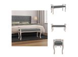 Vidaxl Panca Grigio Scuro 110X45X60 Cm In Tessuto - Panche