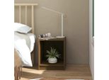 Maison Exclusive - Comodino Marrone Miele 35,5X33,5X41,5 Cm Legno Massello Di Pino