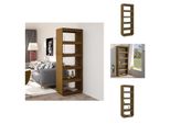 Vidaxl Scaffale/Divisorio Per Camera Marrone Miele 60X35X167 In Legno Di Pino Massiccio - Librerie & Librerie