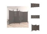 Vidaxl Paravento 4 Pezzi Antracite 346X180 Cm Tessuto - Divisorio Per Ambienti