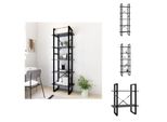 Vidaxl Libreria 5 Scomparti Grigio 60X30X175 Cm Materiale A Base Di Legno - Librerie E Scaffalature