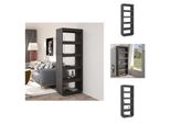 Vidaxl Libreria/Divisorio Grigio 60X35X167 Cm In Legno Di Pino Massiccio - Librerie E Scaffalature