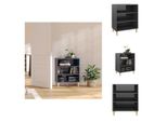 Vidaxl Credenza Grigio Lucido 57X35X70 Cm Materiale Legno - Credenze