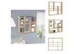Vidaxl Scaffale A Muro Rovere Sonoma 90X16X78 Cm Materiale A Base Di Legno - Scaffali A Muro