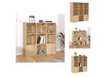 Vidaxl Libreria Rovere Sonoma 98X30X98 Cm In Materiale Ligneo - Librerie E Scaffalature