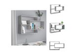 Vidaxl Mensole A Muro Grigio Cemento 104X20X58,5 Cm Materiale A Base Di Legno - Mensole A Muro