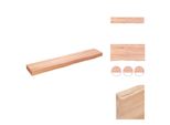 Vidaxl Mensola A Muro Marrone Chiaro 100X20X6 Cm In Legno Massiccio Trattato Con Rovere - Mensole A Muro