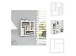 Vidaxl Mensola A Muro Bianca 45,1X16X45,1 Cm Materiale A Base Di Legno - Mensole A Muro