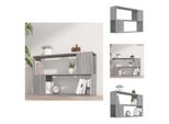 Vidaxl Libreria Grigio Sonoma 100X24X63 Cm Materiale A Base Di Legno - Librerie E Scaffalature
