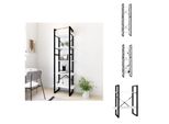 Vidaxl Libreria 5 Scomparti Bianca 60X30X175 Cm In Legno - Librerie E Scaffalature