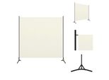 Vidaxl 1 Pezzo Divisorio Bianco Crema 175X180 Cm - Divisori Per Ambienti