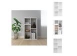 Vidaxl Libreria/Sideboard Bianco 50X25X80 Cm Materiale A Base Di Legno - Librerie E Scaffali
