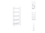 Vidaxl Libreria 5 Ripiani Bianco 60X27,6X158,5 Cm Materiale A Base Di Legno - Librerie E Librerie
