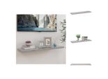 Vidaxl Scaffale Galleggiante Grigio Cemento 90X23,5X3,8 Cm Mdf - Mensole A Muro