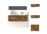 Vidaxl Armadio A Muro Rovere Fumé 60X26X18,5 Cm Materiale Legno - Mensole A Muro