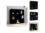 Vidaxl Libreria Nera 98X30X98 Cm Materiale A Base Di Legno - Librerie E Scaffali