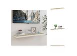 Vidaxl Scaffale Galleggiante Effetto Rovere E Bianco 90X23,5X3,8 Cm Mdf - Mensole A Muro