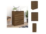Vidaxl Credenza Marrone Effetto Rovere 60X35X76 Cm Materiale Legno - Credenze