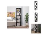 Vidaxl Libreria/Divisorio Nero 45X24X159 Cm Materiale A Base Di Legno - Librerie E Scaffali