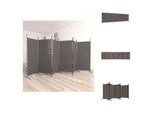 Vidaxl Schermo Pieghevole 6 Pezzi Antracite 520X180 Cm Tessuto - Divisorio Per Ambienti