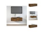 Vidaxl Armadio A Muro Rovere Fumé 68X30X20 Cm Materiale Legno - Mensole A Muro