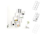Vidaxl Scaffale A Cubo Bianco 90X15X119 Cm In Legno - Mensole A Muro