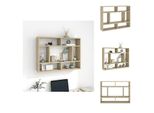 Vidaxl Scaffale A Muro Rovere Sonoma 75X16X55 Cm Materiale A Base Di Legno - Scaffali A Muro