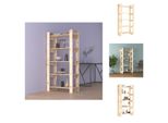 Vidaxl Libreria/Divisorio 80X35X160 Cm In Legno Massiccio - Librerie E Scaffali