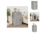 Vidaxl Armadio Per Ufficio Grigio Cemento 40X49X75 Cm Materiale A Base Di Legno - Armadi