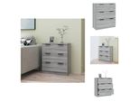 Vidaxl Credenza Grigio Sonoma 60X30X70 Cm Materiale A Base Di Legno - Credenze