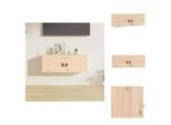 Vidaxl Armadio A Muro 80X30X30 Cm In Legno Di Pino Massiccio - Mensole A Muro