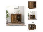 Vidaxl Credenza Rovere Fumé 80X40X75 Cm - Credenze