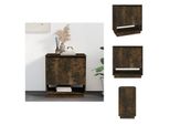 Vidaxl Credenza Rovere Fumé 70X41X75 Cm In Legno - Credenze