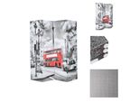 Vidaxl Divisorio Pieghevole 160 X 170 Cm London Bus Bianco E Nero - Divisorio Per Ambienti
